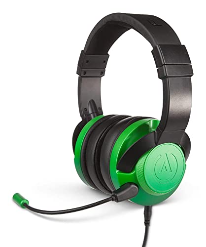 PowerA Fusion Wired Stereo Gaming Headset with Mic for PlayStation 4, Xbox One, X, Xbox One S, Xbox 360, Nintendo Switch, PC, Mac, VR, Android, and iOS - Emerald Fade - Xbox 360; Xbox