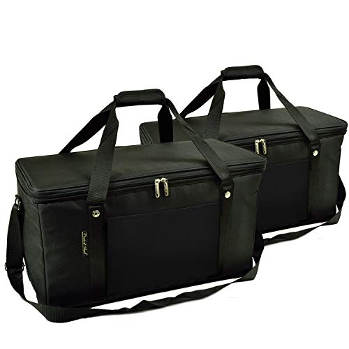 Picnic at Ascot 64 Can Capacity Semi Rigid Collapsible Leakproof Cooler- Designed & Quality Approved in the USA -2 Pack
