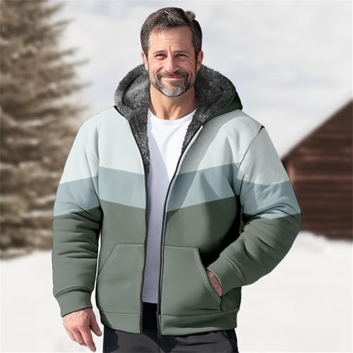 Manteau homme laine chaud contre le froid pour l'intersaison active - 4
