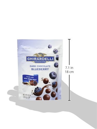 Ghirardelli Dark Chocolate, Blueberry, 4.8 Ounce