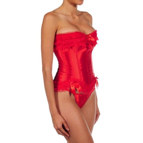 Intimax corsets lencería y moda Freya Corsé, Rojo, XXL para Mujer