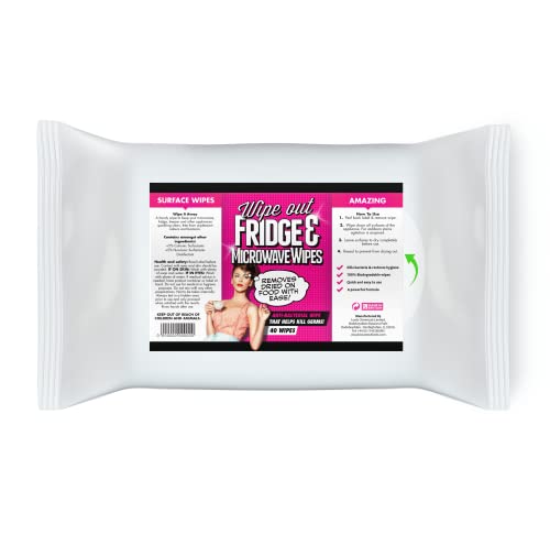 Wipe Out - Anti-bacterial Fridge and Microwave Wipes - 40 Pack