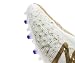 KELME Flash Laceless Soccer Cleats Men High-Tops Lightweight Soccer Shoes Outdoor Unisex Adult Youth Artificial Multi Ground White Gold, 9