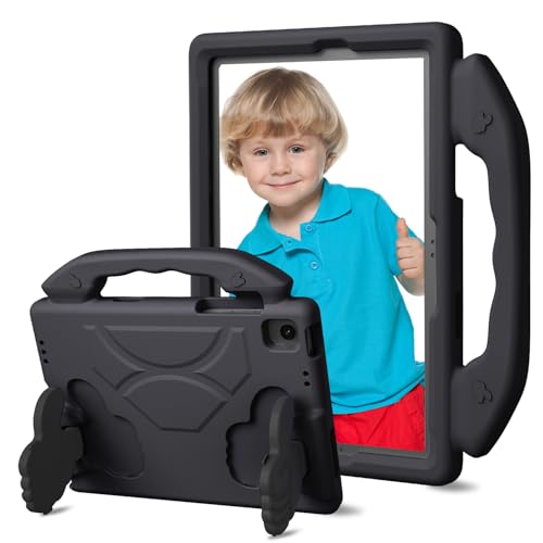Coque Samsung Galaxy Tab A11 Plus 2025 antichoc en mousse EVA noire avec poignée