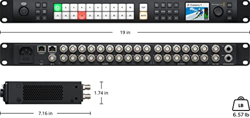 Image of Blackmagic Design ATEM 2 M /E Constellation HD Live Production Switcher (SWATEMSCN2 /1ME2 /HD) | 20 3G-SDI inputs, 12 aux outputs