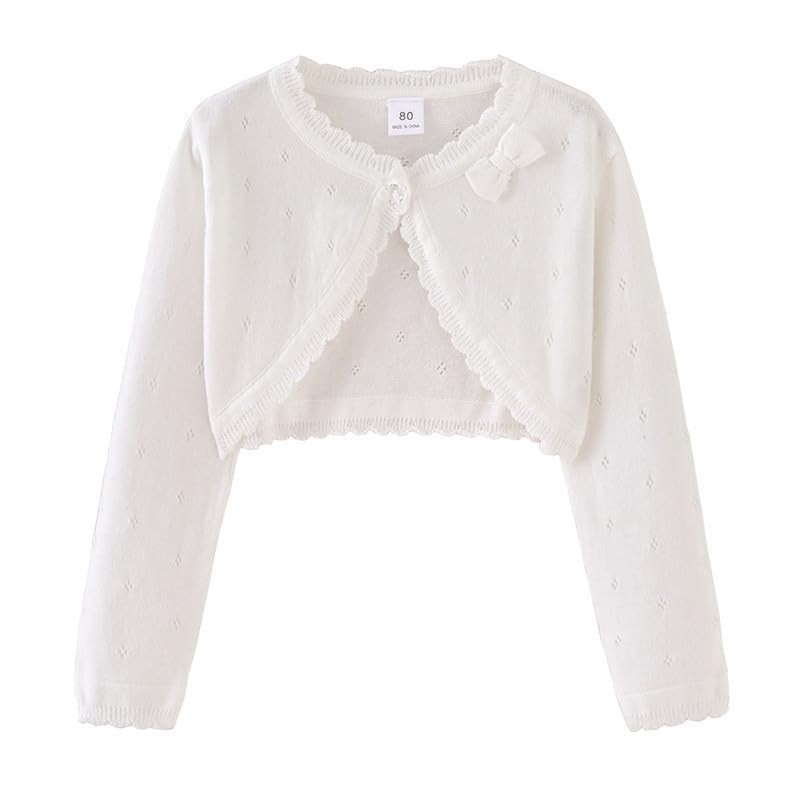 XINYUNZU Bolero Mädchen Baumwolle Cardigan Elegant Süße...