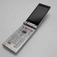 Softbank -  SoftBank かんたん携帯9（505SH）ペア SoftBank かんたん携帯9 505SH プラチナシルバー|中古ガラケー