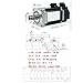 GTPBAO servo CNC 60mm Flange Servo Motor 400W 3000rpm 1.27N.M 220V AC Servo Motor Drive Kit 4002-20B 20 Bit Single Phase 3 Phase Driver Industrial Controller (Size : Motor with Brake)
