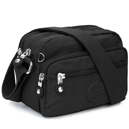 Small Crossbody Bags for Women Nylon Waterproof Lightweight Crossbody Purse Casual Fashion Shoulder Bag Handbags