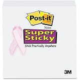 Post It Breast Cancer Awareness Notepads, 3 per Pack