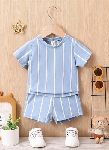 Image of THIIYA KIDS Boys Cotton Co-Ord Set | Printed T-Shirt & Shorts | Soft Comfortable Summer Wear for Kids