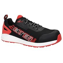 ELTEN Unisex Batis Black-red Low ESD S1pl Safety Boots