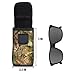 USA Gear Sunglasses and Eyeglasses Case - Clip On Sunglasses Case Fits Designer Glasses & Shades - Black
