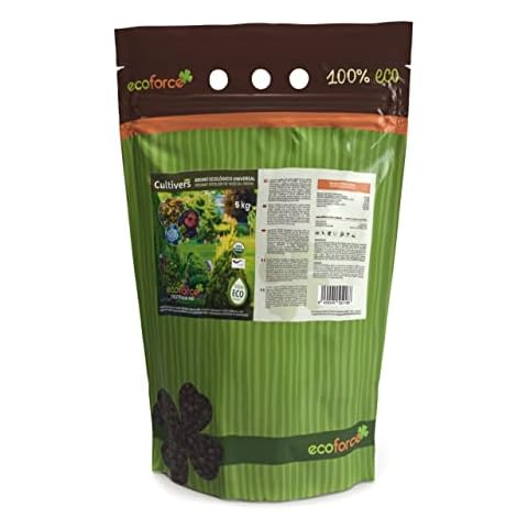 CULTIVERS Abono Ecológico Universal de 5 kg con NPK 8-1-5+74% M.O. Cover