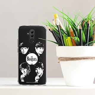 Coque en Silicone Compatible avec Huawei Mate 20 Lite Etui Silicone Coque Souple The Beatles Logo Black & White - Les Beatles, Paul McCartney, John Lennon, RIngo Starr, George Harrison Coque en Silicone Compatible avec Huawei Mate 20 Lite Etui Silicone Coque Souple The Beatles Logo Black & White – Image 5