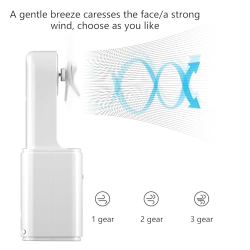 Antorcha recargable con ventilador portátil de mano para exteriores mini linterna 6