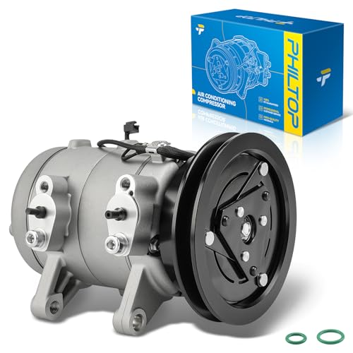 Image of PHILTOP 10000152 Air Conditioner AC Compressor with Clutch for Nissan Frontier 1998, 1999-2004 2.4L,Xterra 2000-2004 2.4L