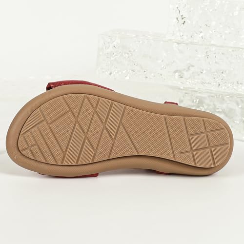 Image of Toddler Girls Sandals Elastic Strap Comfort Soft Princess Flats Summer Cute Bowknot Summer Shoes