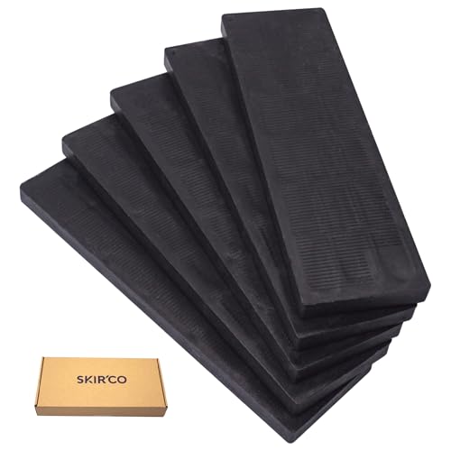 SKIR'CO (20 pcs) Plastic Flat Shims 6 mm, Glazing Packers 40 x 100 mm, Frame Spacers, Door and Window Frame Packers - Image 2