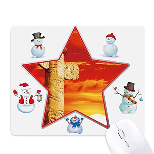 Tapis de souris Noël en porcelaine pour décorer votre bureau de télétravail