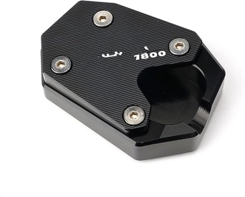 Plaque d'extension pour béquille de moto Goldwing 1800 GL1800 support de pied élargisseur noir