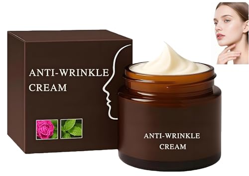 Crema antiarrugas, crema hidratante de retinol para la cara, crema facial para mujer que reduce las arrugas de sequedad y líneas finas, para toda la piel