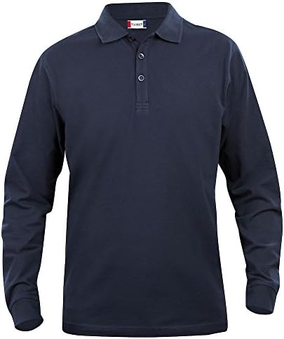 Clique Clothing Men’s Long Sleeve Polo Shirt