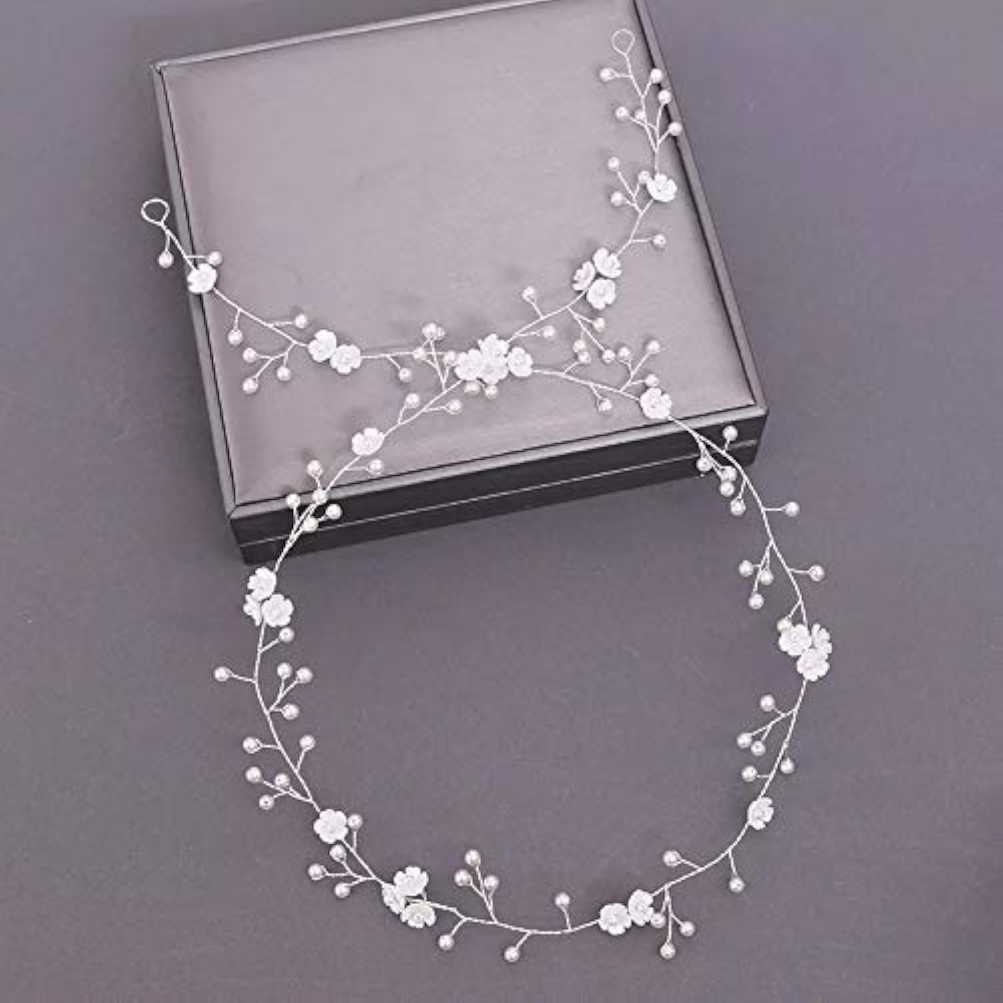 Clip Pins (50 CM), Silver Hair Accessory