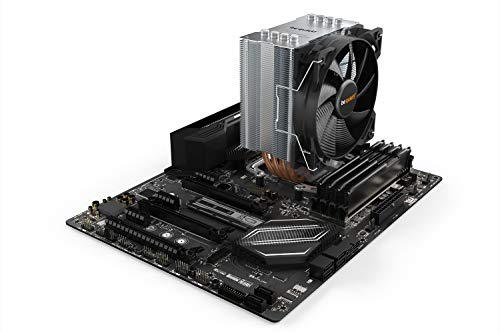 be quiet! Pure Rock CPU-Kühler 120mm PWM Prozessorlüfter für AMD und Intel schwarz BK006