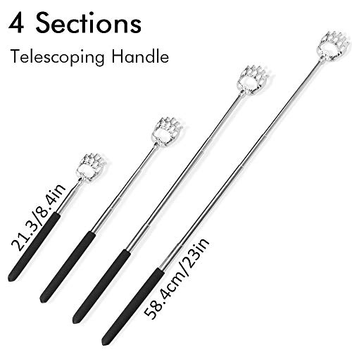 Back Scratcher, Fathers Day Dad Gifts for Dad/Husband/Grandpa, Christmas Stocking Stuffers for Men/Women/Adults, Bear Claw Back Scratcher Portable Extendable, Novelty Idea Funny Men Small Gifts - Image 3