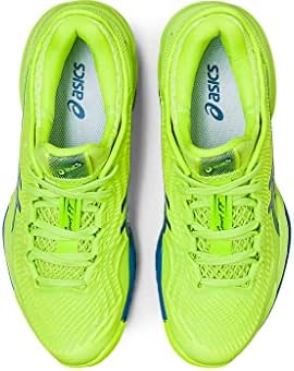 ASICS Women's Court FlyteFoam 3 Tennis Shoes, 8, Hazard Green/Reborn Blue | Image 5