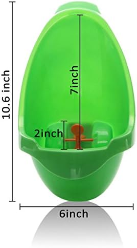 Cute Frog Shape Children Kids Potty Training Urinal Frog Children Stand Vertical Urinal Boys Penico Pee Infant Toddler Wall-Mounted