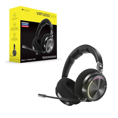 Corsair Virtuoso MAX Wireless Bluetooth PC PS5 Gaming Headset – Black - image 9