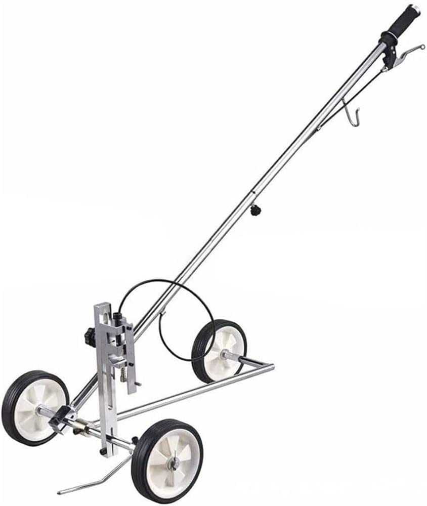 asdchZen Marking Tools,Road Marking Machine, Wheel Transfer Line Marking Machine, Hand-Push Cold Spray Road Runway Parking Space Paint Line,