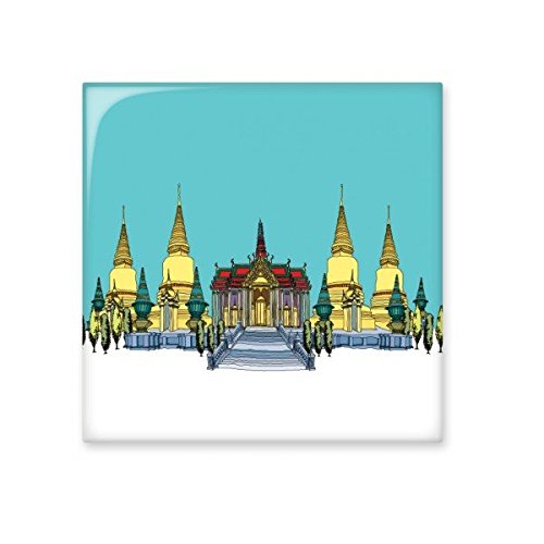 Carreau céramique Thaïlande Golden Temple illustration pour cuisine et salle de bain