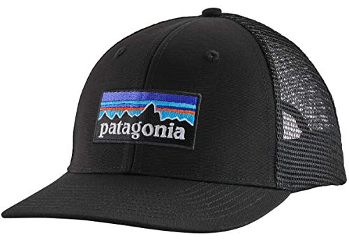 Patagonia P-6 Logo Trucker Hat Bonnet Mixte Adulte Taille Unique Noir