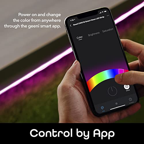 Image of Geeni Prisma Neoflex Smart Wi-Fi LED Strip Lights, Waterproof RGB, 16.4 ft.