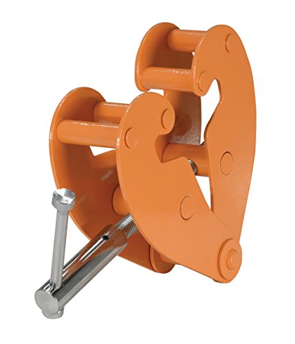 Vestil Bc-1 Steel Beam Clamp, 1000 Lbs Capacity, 3-1/8" To 9-5/8" Flange Width #TOP3