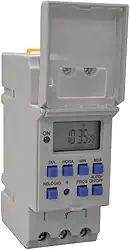 Timer Temporizador Digital 110V 220V Bivolt DIN 35mm Exatron LETM4004