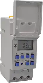 Timer Temporizador Digital 110V 220V Bivolt DIN 35mm Exatron LETM4004