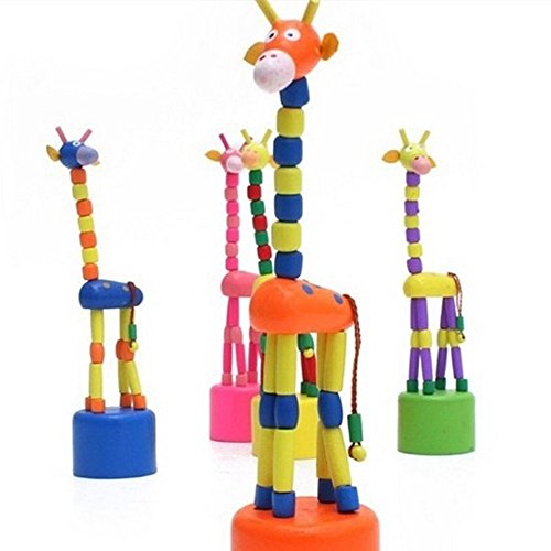 Wooden Giraffe Rocking Toy Set of 4 Amazon.in Toys & Games