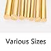 Tynulox 10 Pcs 0.8 mm Dia Brass Rod 8