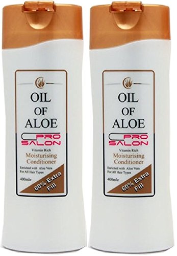2x Oil Of Aloe Pro Salon Moisturising Conditioner 400ml