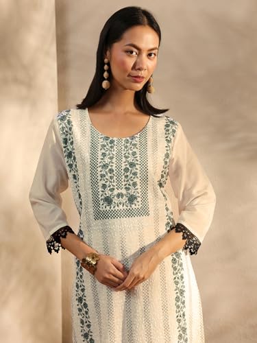 Image of Libas Cotton Blend Women Kurta Set