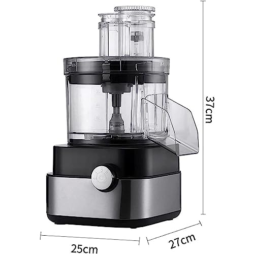 Tagliaverdure elettrico da 5000 ml, tritatutto per frutta e verdura con 5 griglie cubiche per carote, patate e cipolle, uso domestico e commerciale