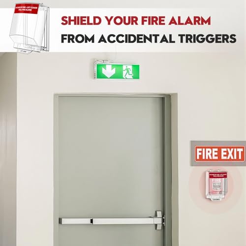 Zipcase Fire Alarm Pull Station Cover, Durable Protective Guard to Prevent Accidental Trigger, Physical Damage, Dust and Debris, Easy to Install Enclosure - Thumbnail 7