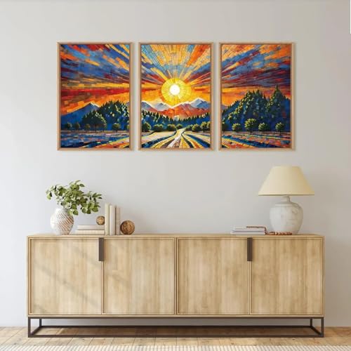 Affiche sur toile bohème pour habiller un grand mur vide de chambre