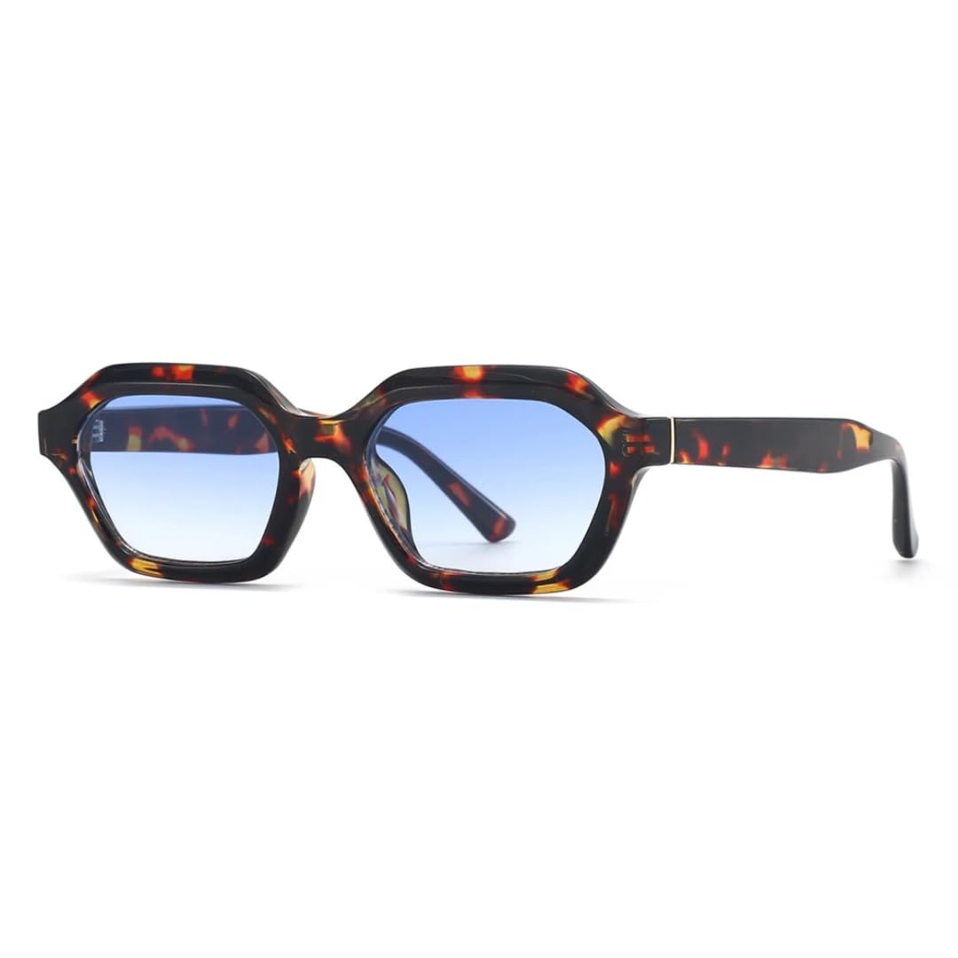 Occhiali da sole punk retrò alla moda da donna e uomo Uv400