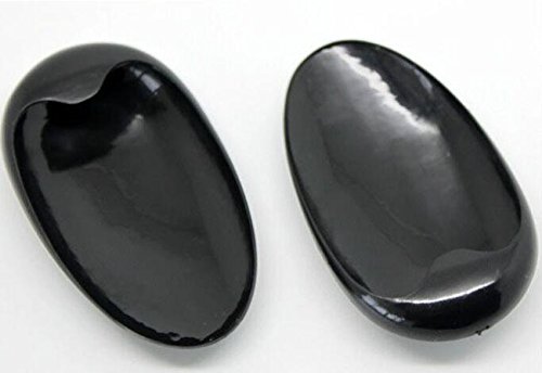 Ericotry YPP44286 10 Pairs Black Plastic Reusable Ear Covers Protector Hairdressing Dye Coloring Bathing Shower Caps Waterproof Earmuff thumb #5