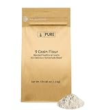 Pure Original Ingredients 9 Grain Flour (3 lb), Bread, Dough, Storable,...